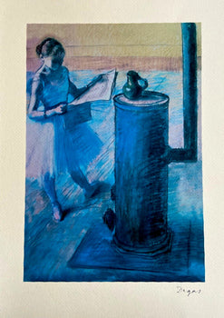 Edgar Degas Lithograph 1943 Coa Mourlot Signed Op