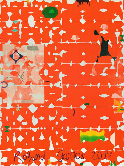 Jose Maria Sicilia Roland Garros French Open " Offset Lithograph 201