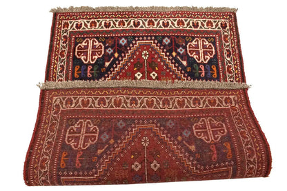 Handmade Tribal Oriental Rug Geometric Wool