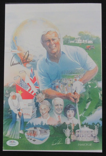 Arnold Palmer Signed/Autographed 8X12 Photograph/Lithograph Psa 196510