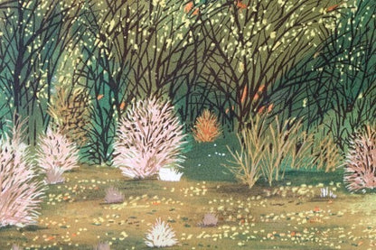 Fanch Ledan (France 1949) - "Small Birch Path