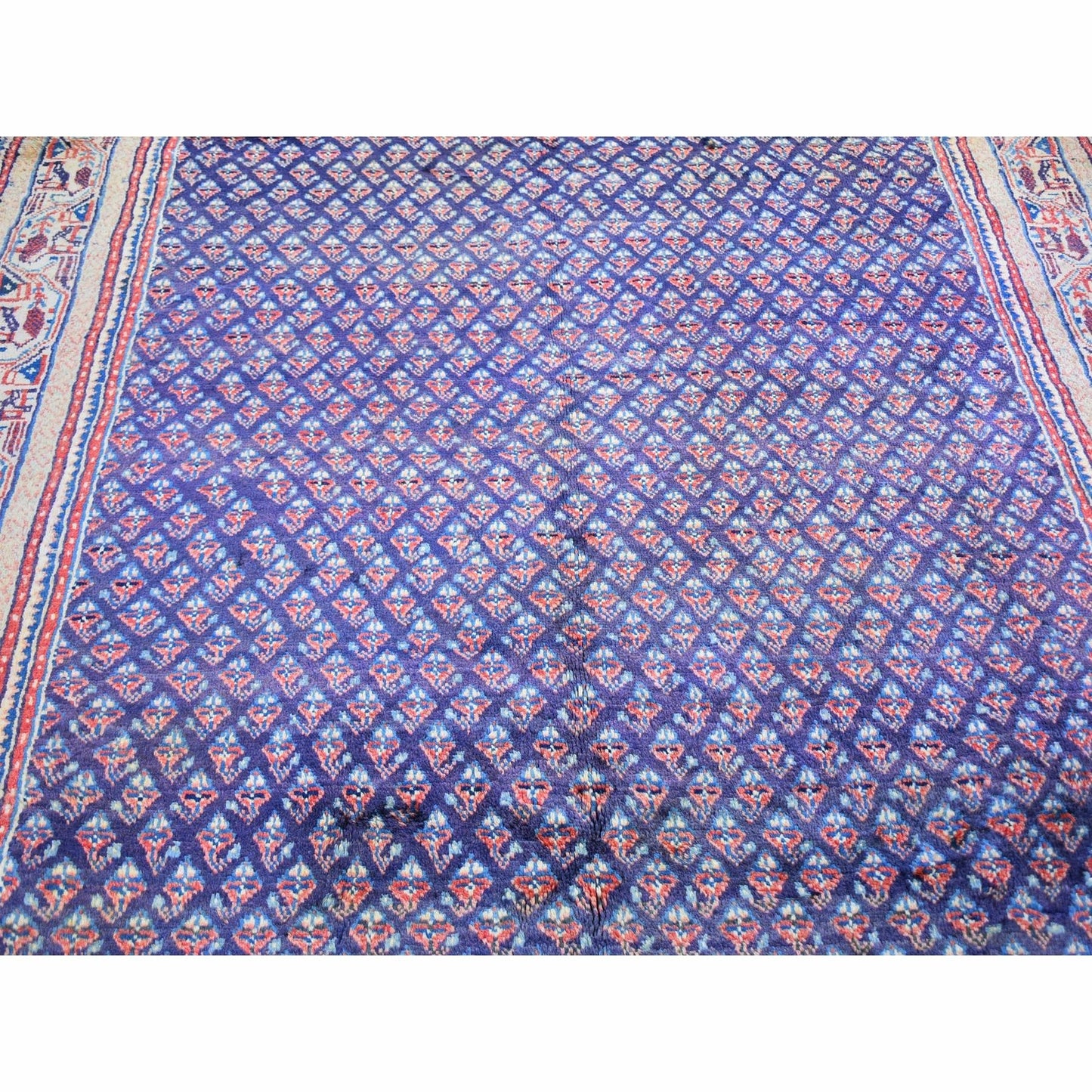 6'1"X11'4" Semi Antique Seravan All Over Botteh Design Wide Runner Rug