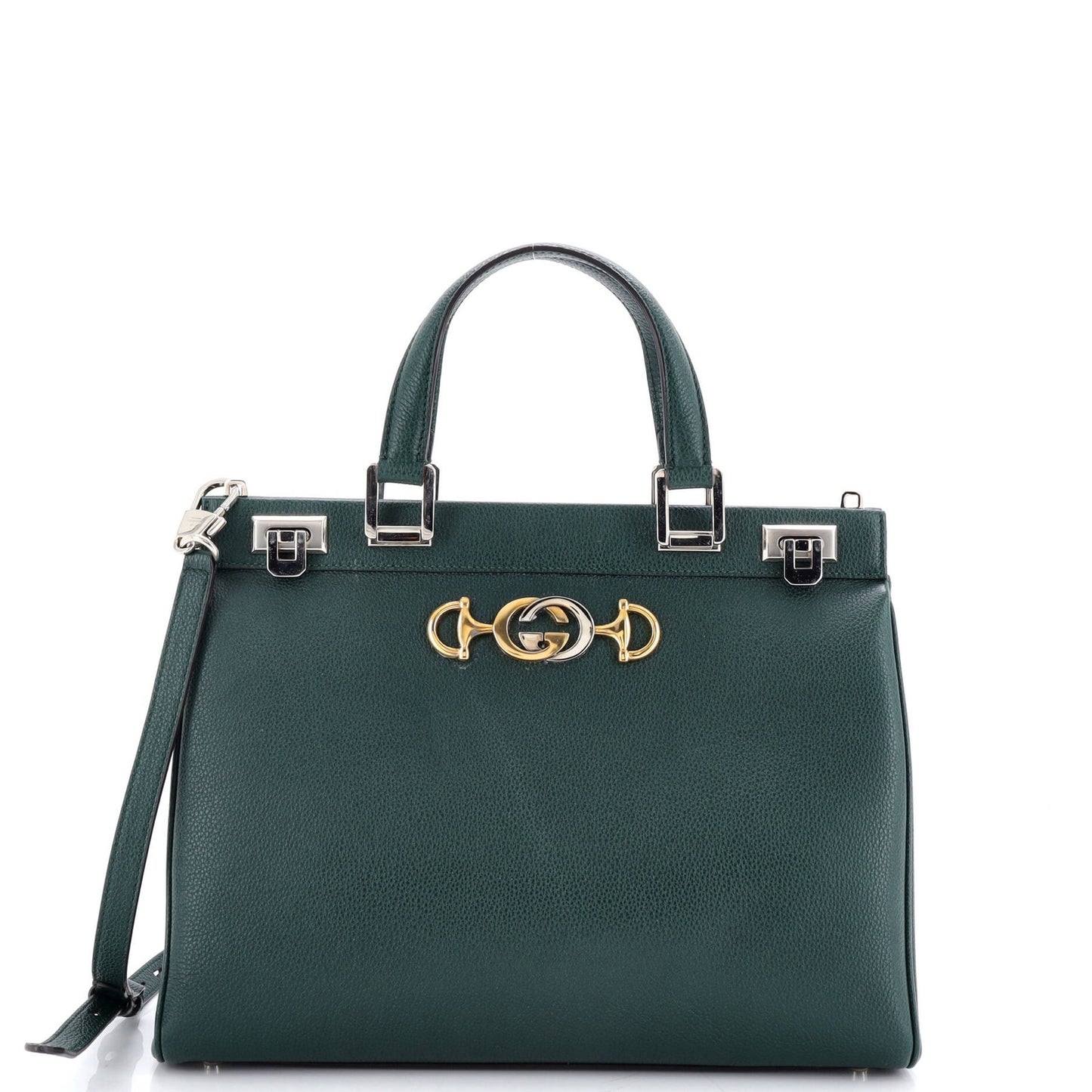 Gucci Zumi Top Handle Bag Leather Medium