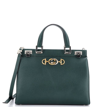 Gucci Zumi Top Handle Bag Leather Medium
