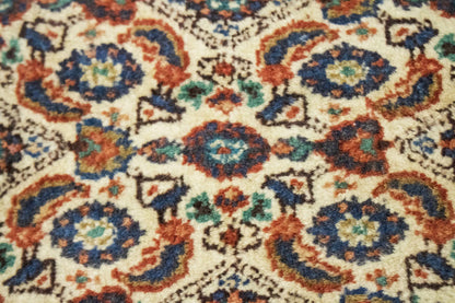 3'4X8'5 Rare Handmade Oriental Runner Rug Allover Design Perfect Home Decor