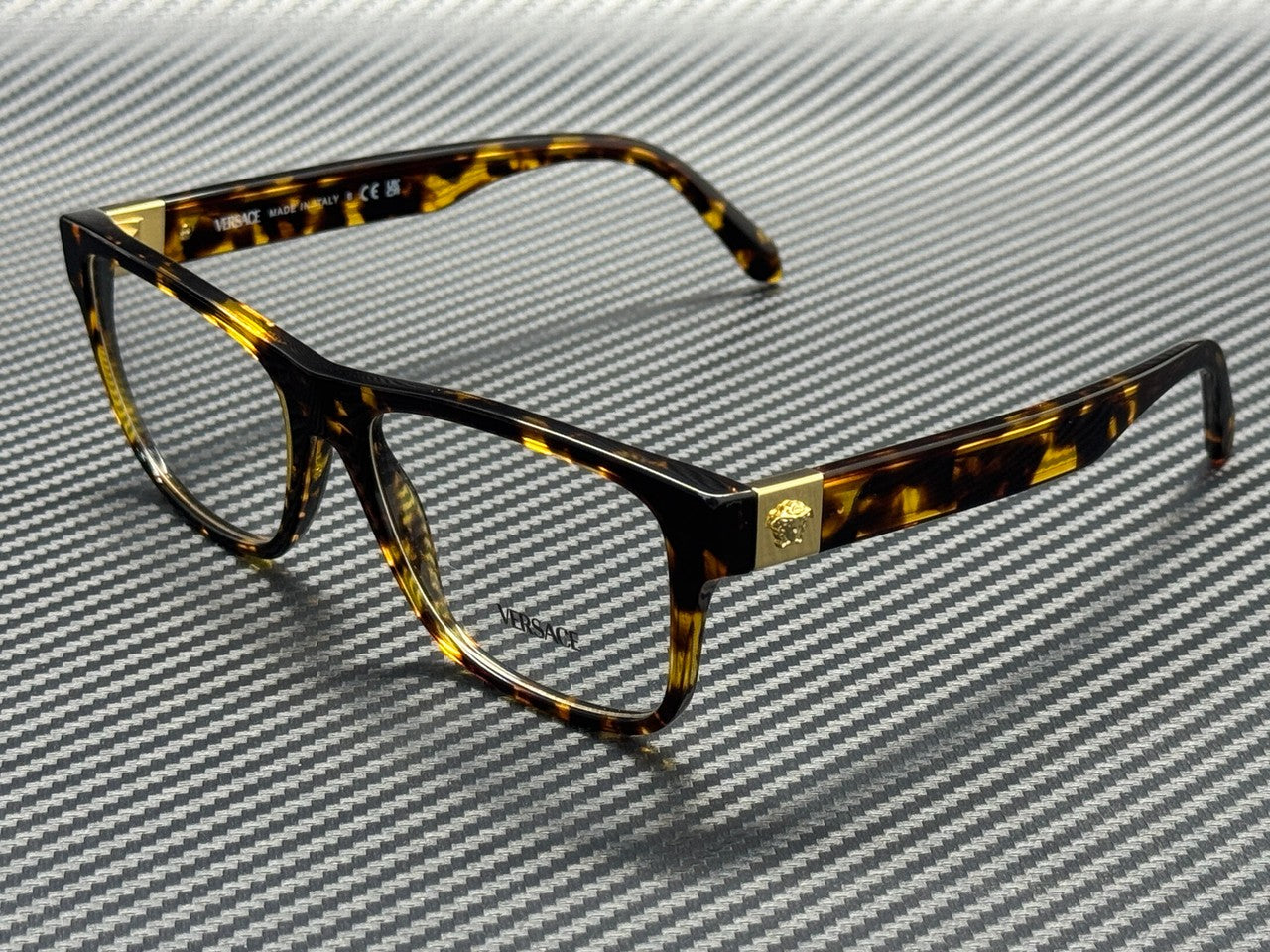 VERSACE VE3380 5514 Havana Tortoise Men's 56 mm Eyeglasses