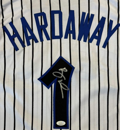 Anfernee Hardaway Autographed Magic Custom Jersey (Jsa)