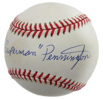 Art Pennington Signed Oal Baseball Negro League Chicago American Giants Psa/Dna