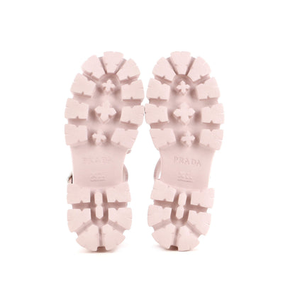 Rubber Prada Women's Monolith Cage Platform Sandals