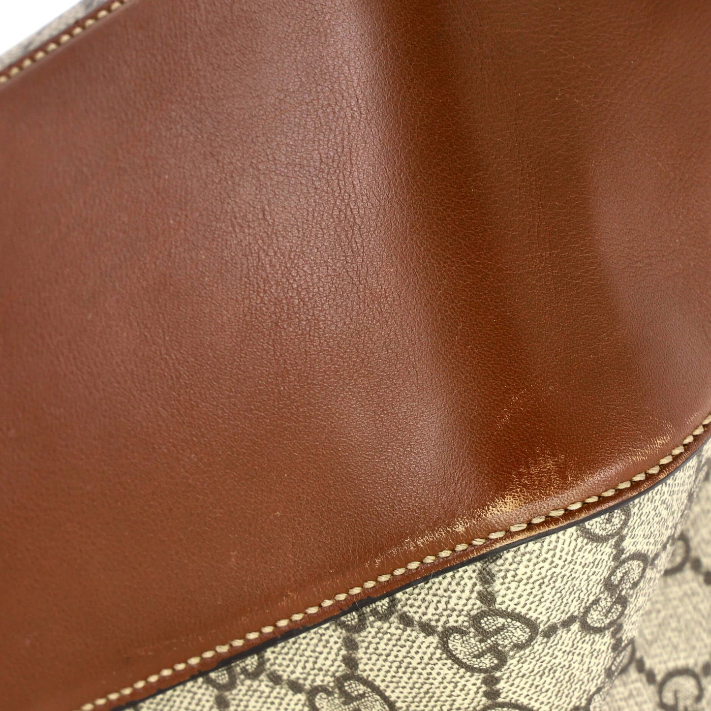 Gucci Chain Hobo Gg Coated Canvas Large