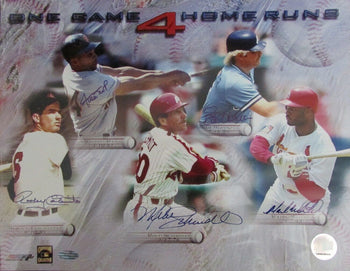 One Game 4 Home Runs Willie Mays Mike Schmidt +
