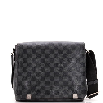 Louis Vuitton District Nm Messenger Bag Damier Graphite Pm