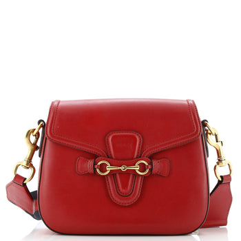 Gucci Lady Web Shoulder Bag Leather Medium