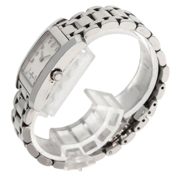 Steel FENDI Square face Watches 7000L Stainless Steel/ Stainless