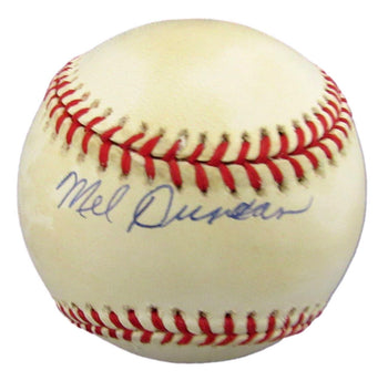 Melvin Duncan Autographed Oal Baseball Negro