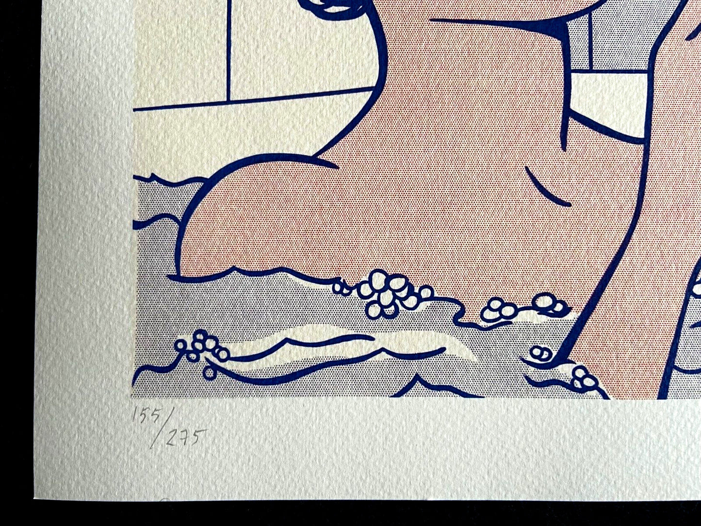 Rare Signed Numbered Lithograph by Roy Lichtenstein with COA