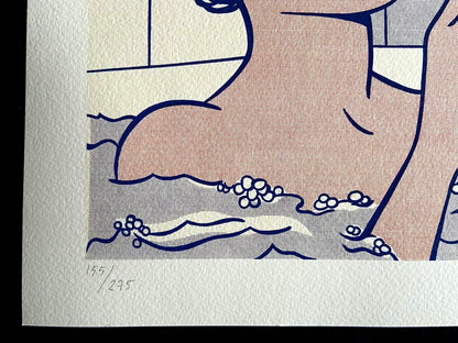 Rare Signed Numbered Lithograph by Roy Lichtenstein with COA