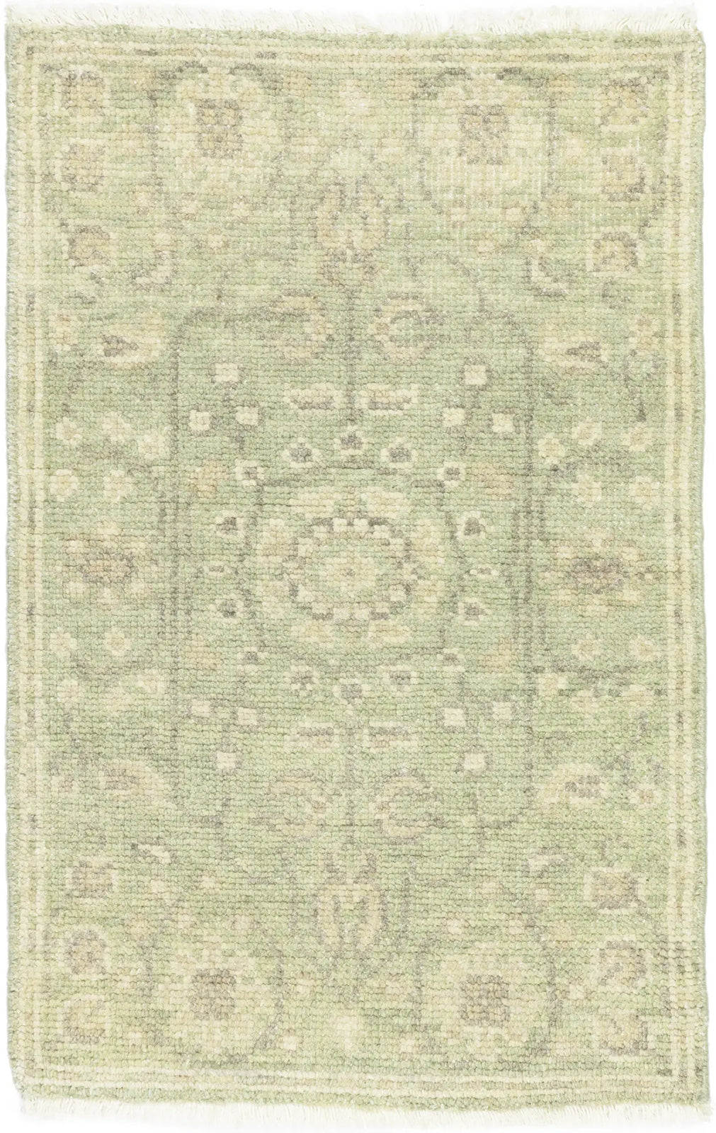 Muted Floral Transitional Area Rug 2X3 ft Bathroom Bedroom Decor