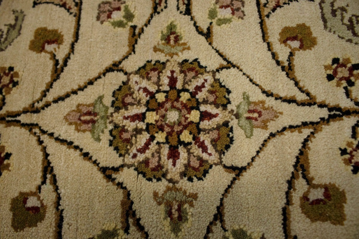 Hand knotted classic floral oriental area rug home decor carpet foyer
