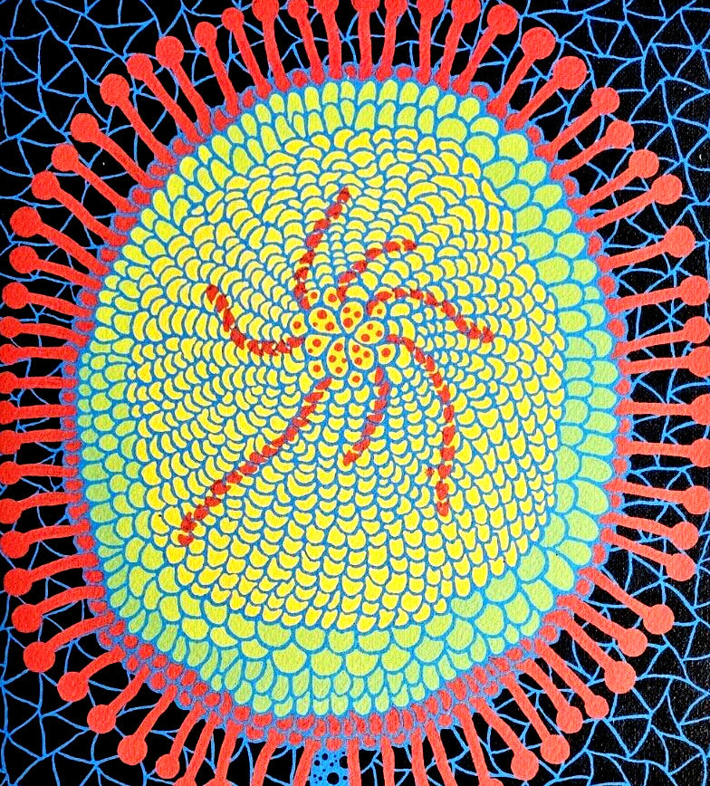 Yayoi Kusama, Lithograph Mori Art Museum Coa Numbered Certified