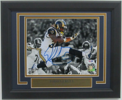 Todd Gurley L.A. Rams Signed/Framed 8X10 Color Photo Psa/Dna 141863.