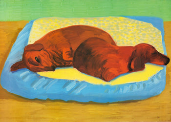 David Hockney Dog Painting 43 