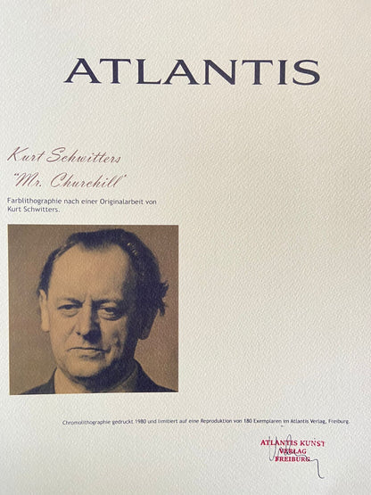 Kurt Schwitters Lithograph 180Ex