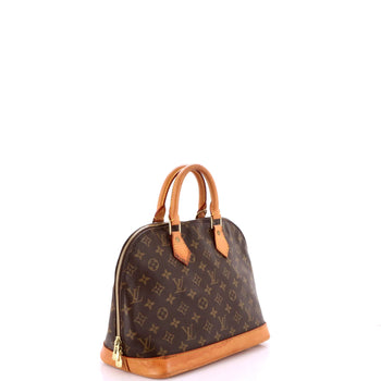Louis Vuitton Alma Handbag Monogram Canvas Pm