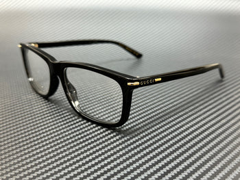 GUCCI GG1447O 001 Black Gold Men's Large 57 mm