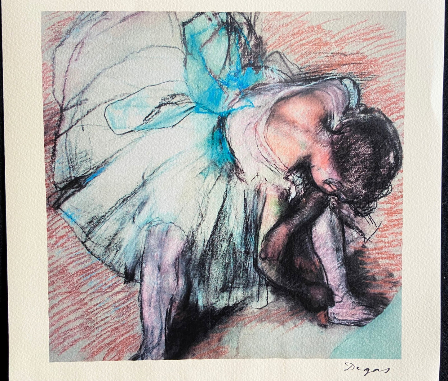 Edgar Degas Lithograph Coa Mourlot 1943 Published