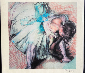 Edgar Degas Lithograph Coa Mourlot 1943 Published