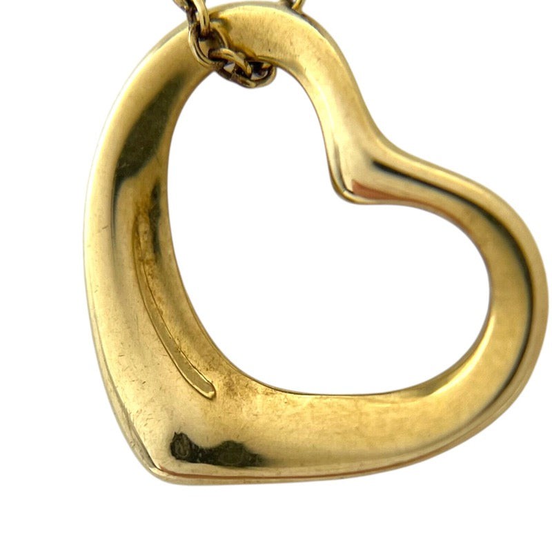 Tiffany & Co. Open Heart Necklace K18Yg