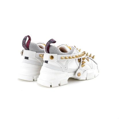 Gucci X Sega Flashtrek Sneakers Technical Fabric And Leather With Studs