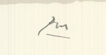 Robert Motherwell Mostly Mozart Festival Signed 