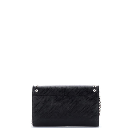 Louis Vuitton Twist Chain Wallet Studded Epi Leather