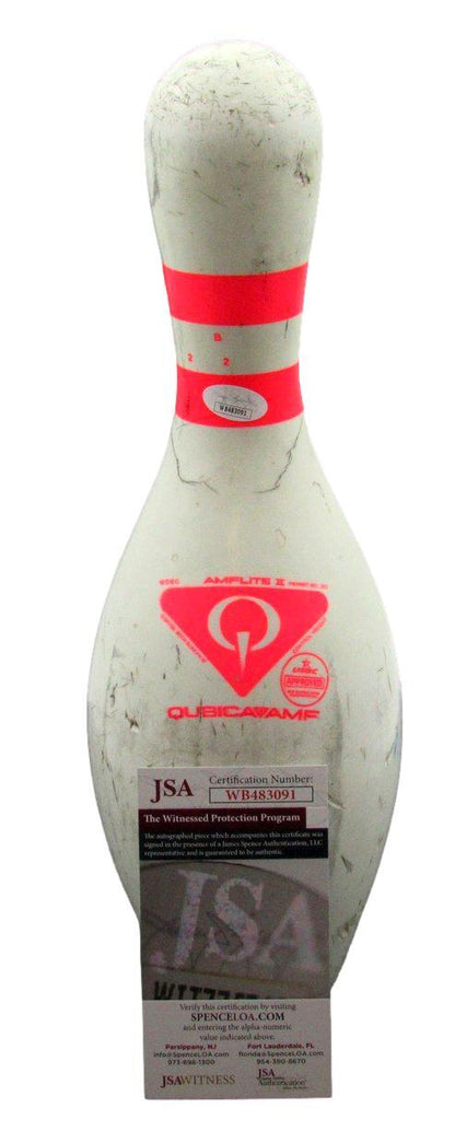 Pete Weber Signed/Inscribed Usbc Amflite Ii Bowling Pin Jsa 190457