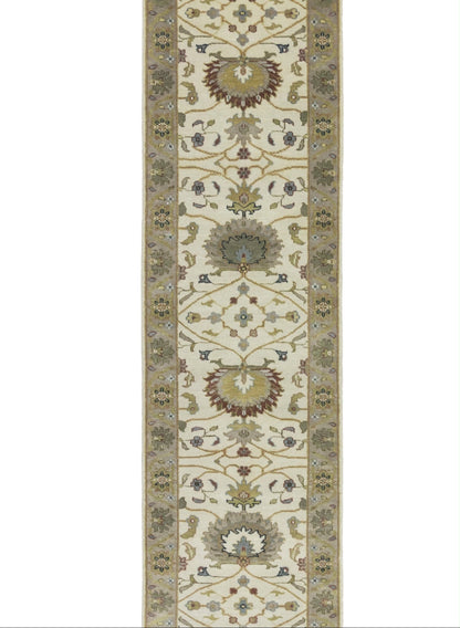 Hand-Knotted Peshawar Chobi Floral Oriental