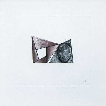 Robert Mangold (American, 1937) Original Etching Aquatint Pencil Signed Ap10