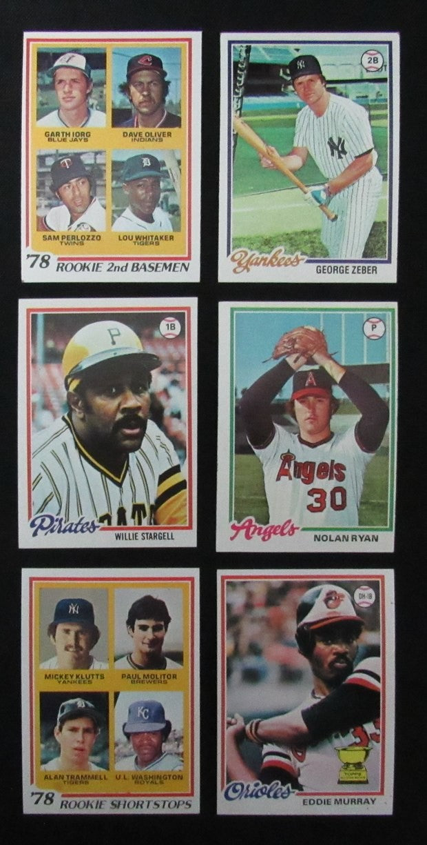 1978 Topps Baseball Complete Set (726) In Pocket Pages Ryan, Stargell 184938