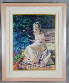 Kristen Marco Signed Original Oil Painting 'After The Party' P20 Framed Coa