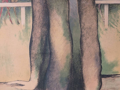 Forest Rider Lithograph Authentic Jean Pierre French Modern Art