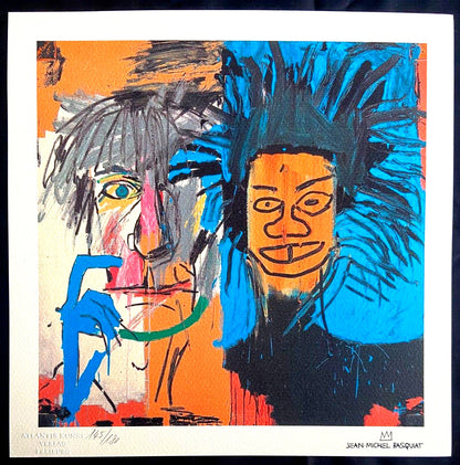 Jean Michel Basquiat Lithograph Coa Signed Numbered In Pencil Rare