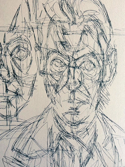 Alberto Giacometti Lithograph Certificated Numbered Coa Signed