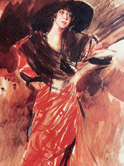 Giovanni Boldini Lithograph 1963 Coa Signed Limited