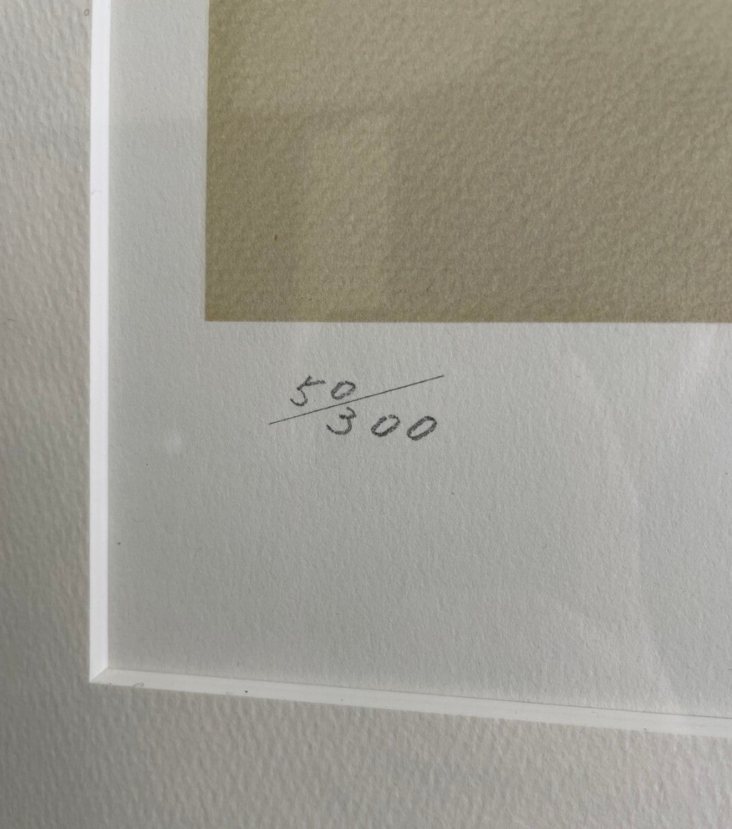 Henry Miller Signed Lithograph Portrait Stamped