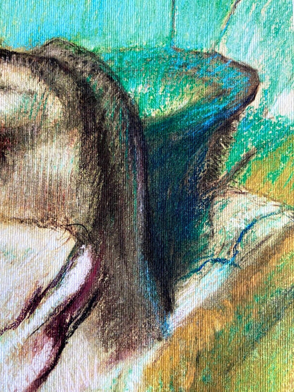 Edgar Degas Lithograph Coa Signed Op Numbered Stamp