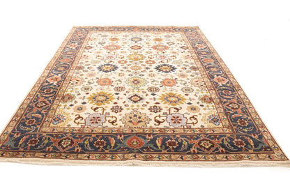Handmade Vintage Oriental Rug Classic Design