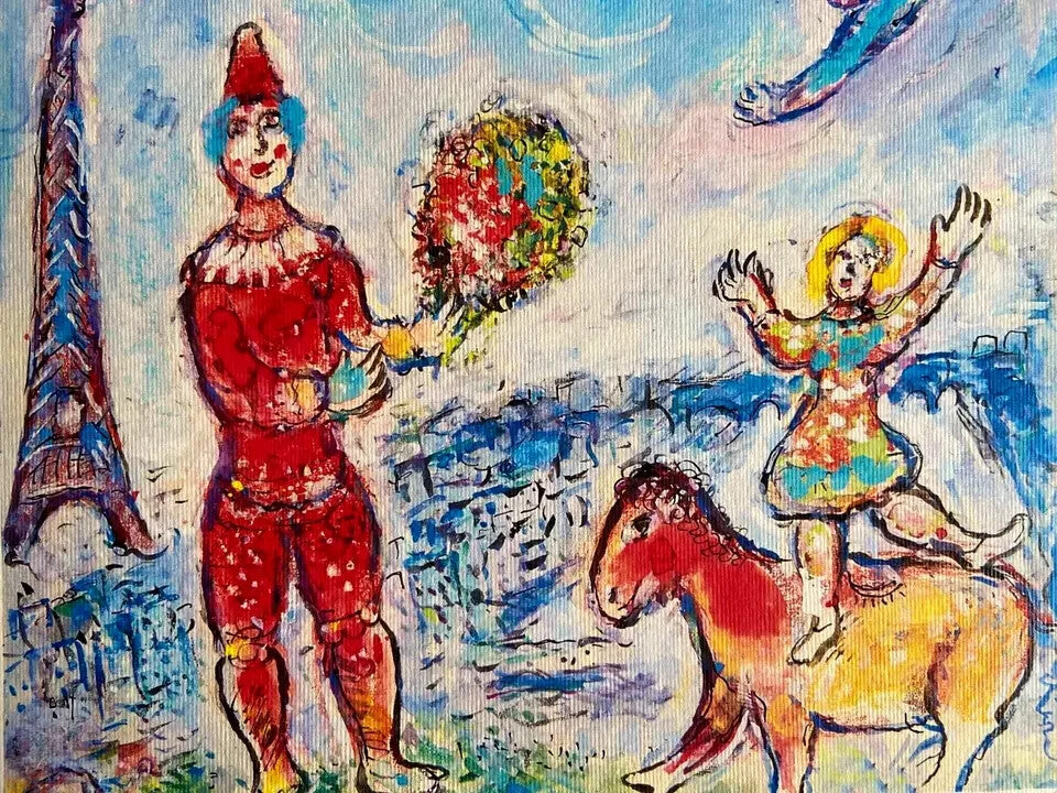 Marc Chagall Lithograph Coa Original Numbered Signed Stamped Certified