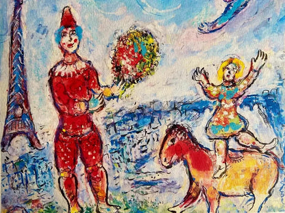 Marc Chagall Lithograph Coa Original Numbered Signed Stamped Certified