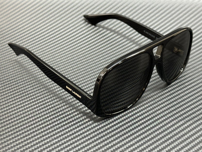 SAINT LAURENT SL 652 SOLACE 001 Black Grey Unisex